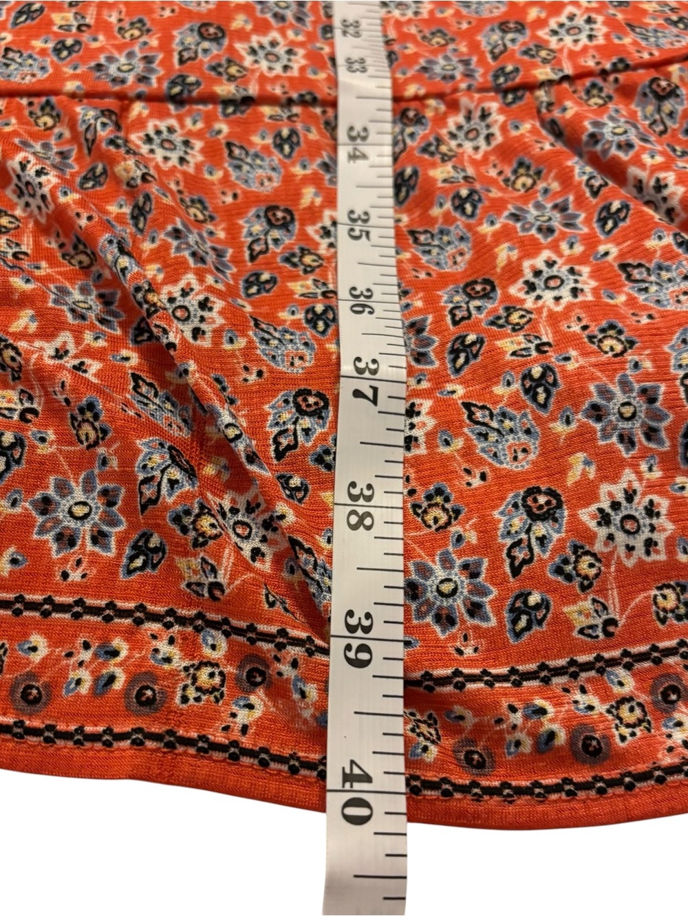 Max Studio Women's Plus Size 2X Flutter Sleeve Printed Flowy Summer Dress - Picture 4 of 7